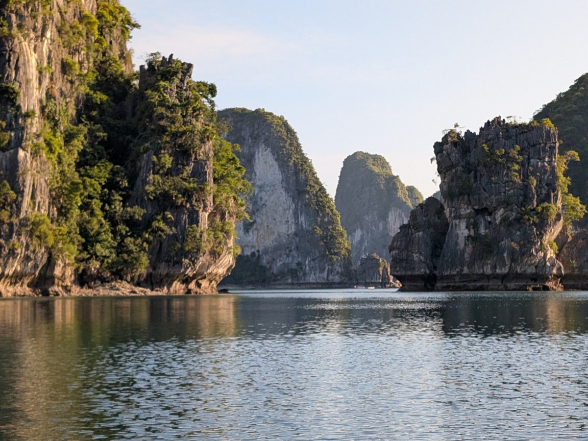 Les falaises de calcaire de Lan&nbsp;Ha